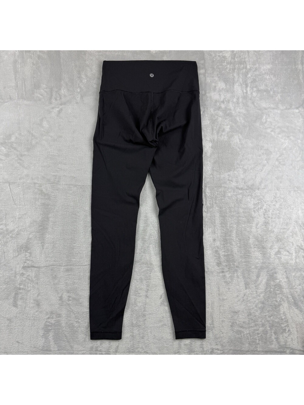 lululemon Align Black High Rise Full Length Leggings Yoga Running 'Read' Size 6